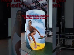 P1.86 हाई रिफ्रेश फ्लेक्सिबल एलईडी डिस्प्ले पैनल स्क्रीन